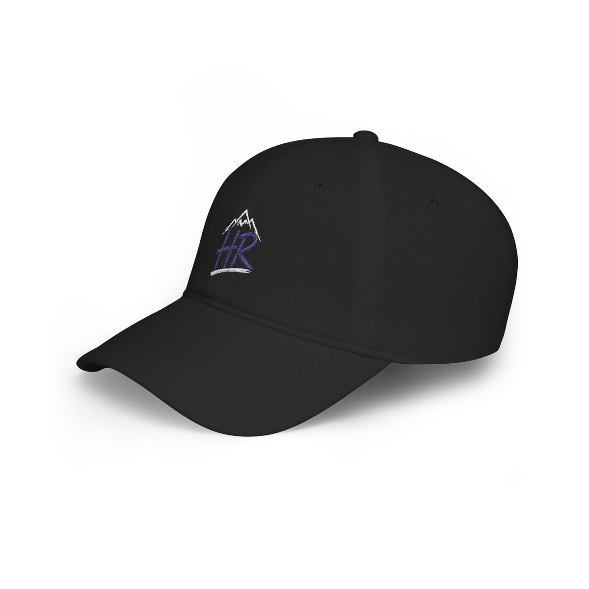 Baseball Cap — 'HR' Mountain Embroidered Low-Profile Hat