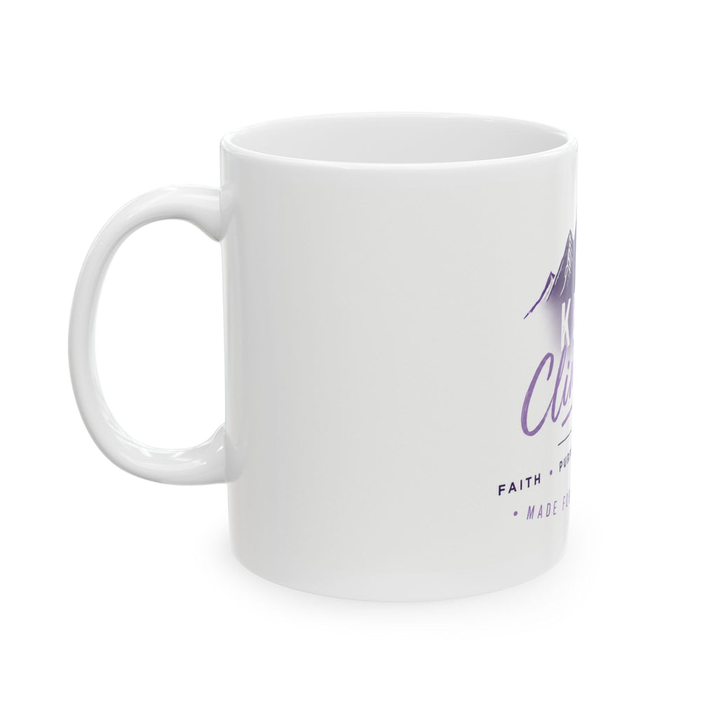 Keep Climbing Ceramic Mug — Inspirational Mountain Coffee Cup (11oz & 15oz)