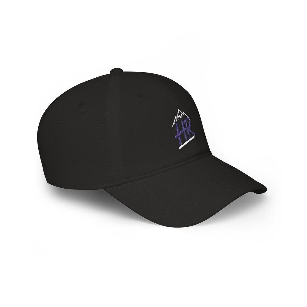 Baseball Cap — 'HR' Mountain Embroidered Low-Profile Hat